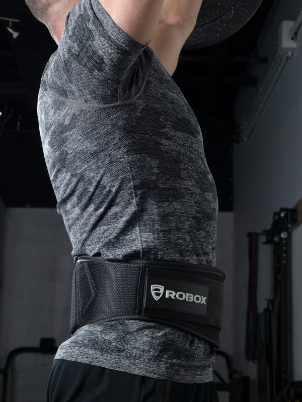 ROBOX Weight Lifting Belt, Bodybuilding, Gym, Back Support, Training,  Lumbar Support, Workout 4 Neoprene Self-Lock Buckle Belt for Men and  Women
